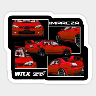 Impreza hawkeye WRX STI, JDM Sticker